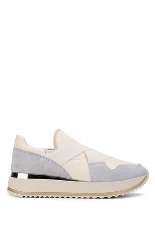 Hakiki Deri Bej Sneakers & Spor Ayakkabı