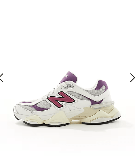 New Balance - 9060 - Sneakers i Sea Salt og lilla
