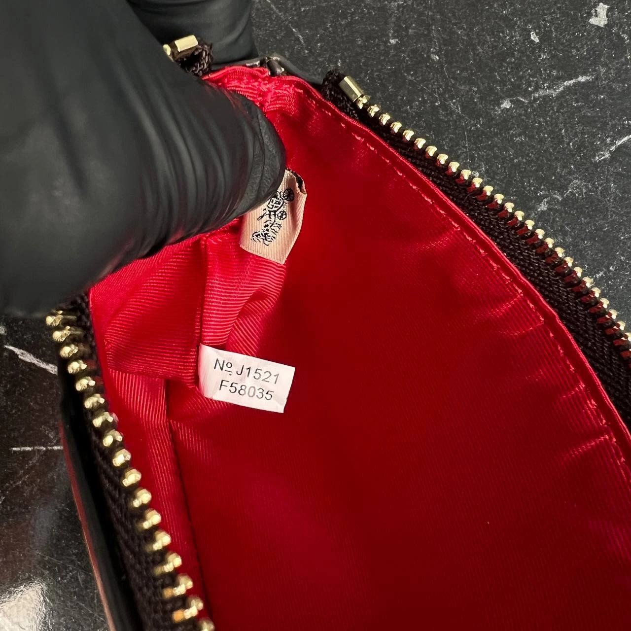 Coach Corner Zip Wristlet