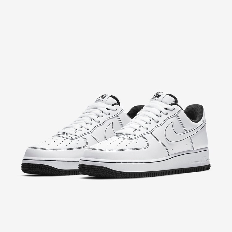 Nike Air Force 1 Low ‘07 Black Stitch