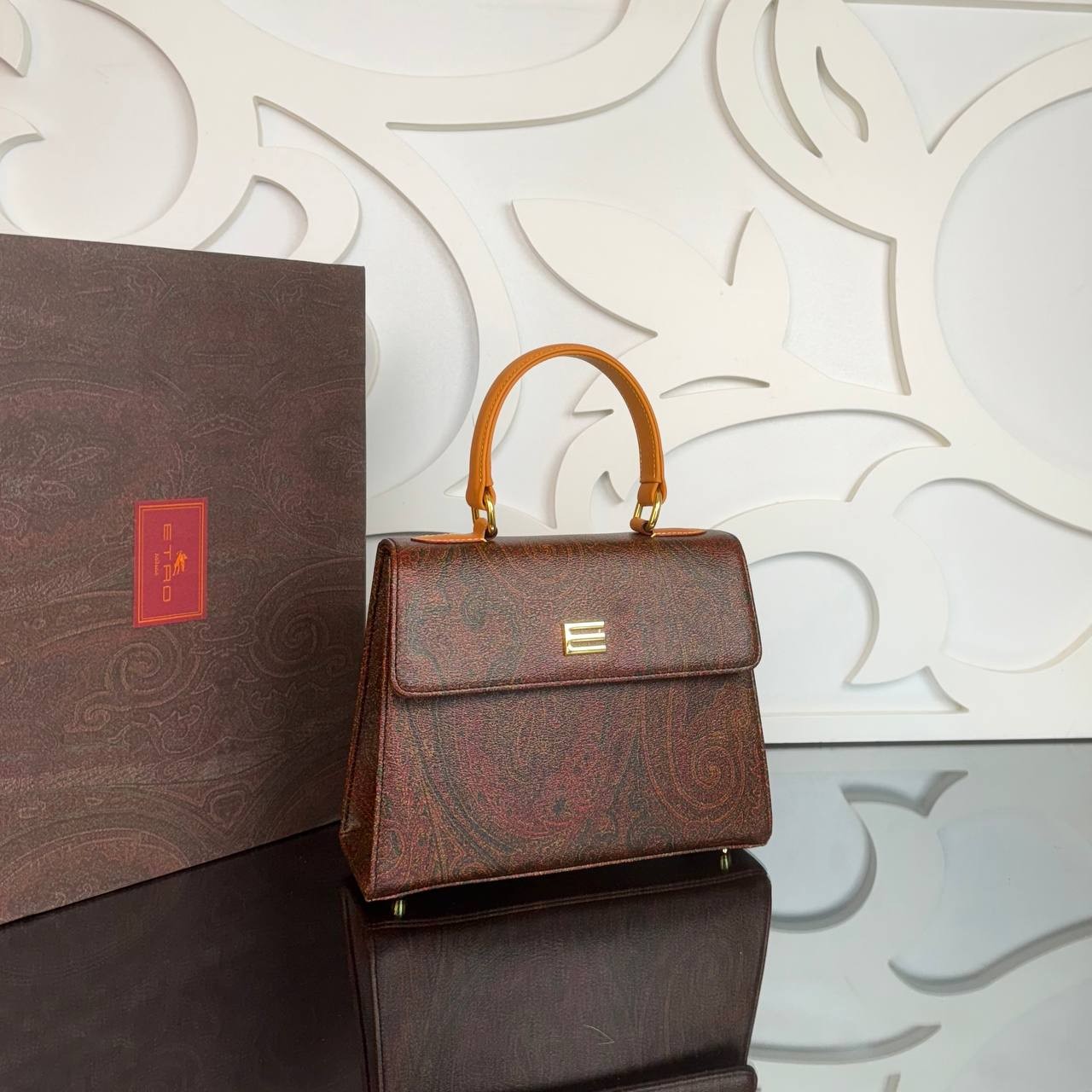 Etro Paisley Top Handle Bag