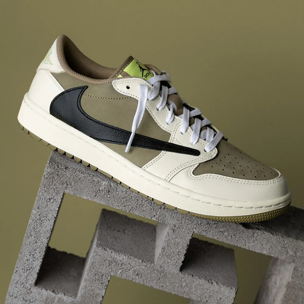 Air Jordan 1 Low Golf x Travis Scott 'Neutral Olive'