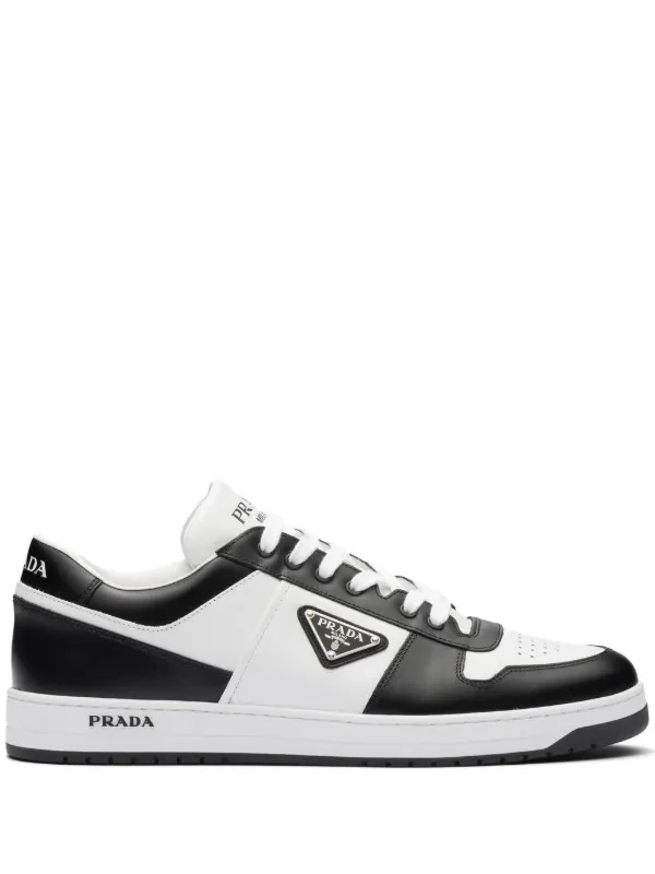 Prada Leather Black White Downtown