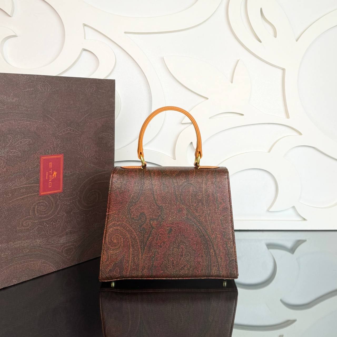 Etro Paisley Top Handle Bag