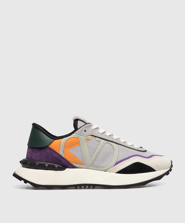Valentino - Lacerunner combo trainers in gray