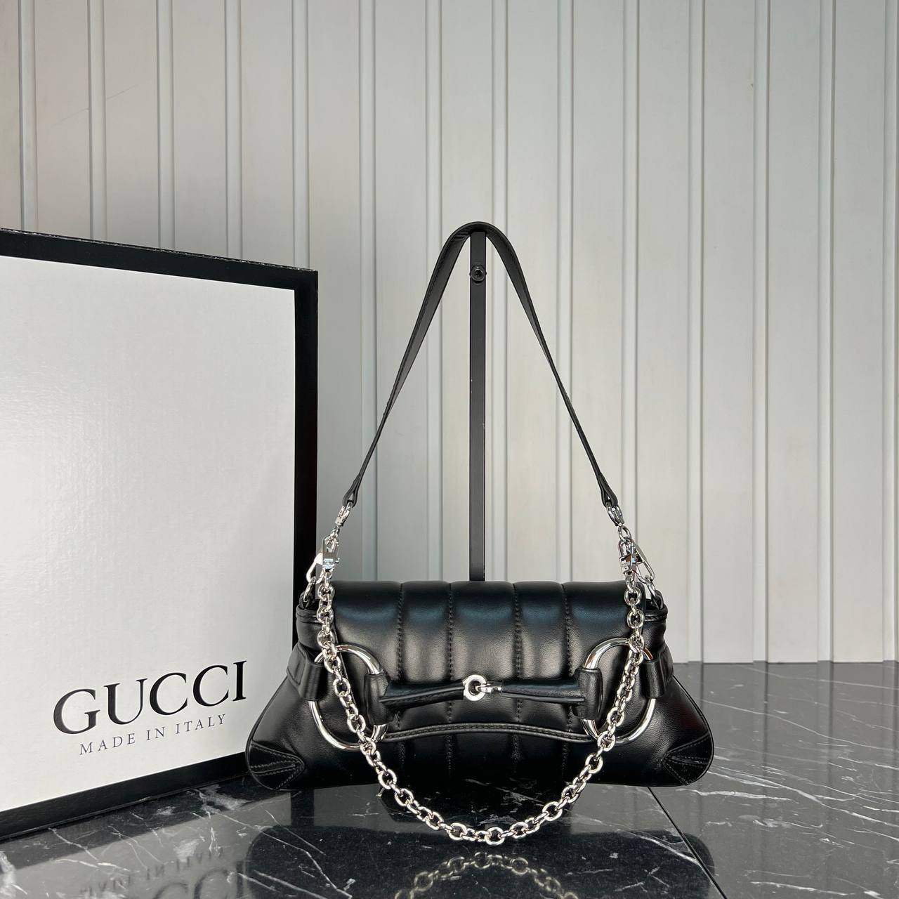 Gucci Horsebit Chain Medium Shoulder Bag
