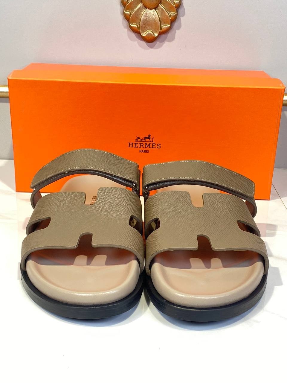 Hermes Chypre Slippers