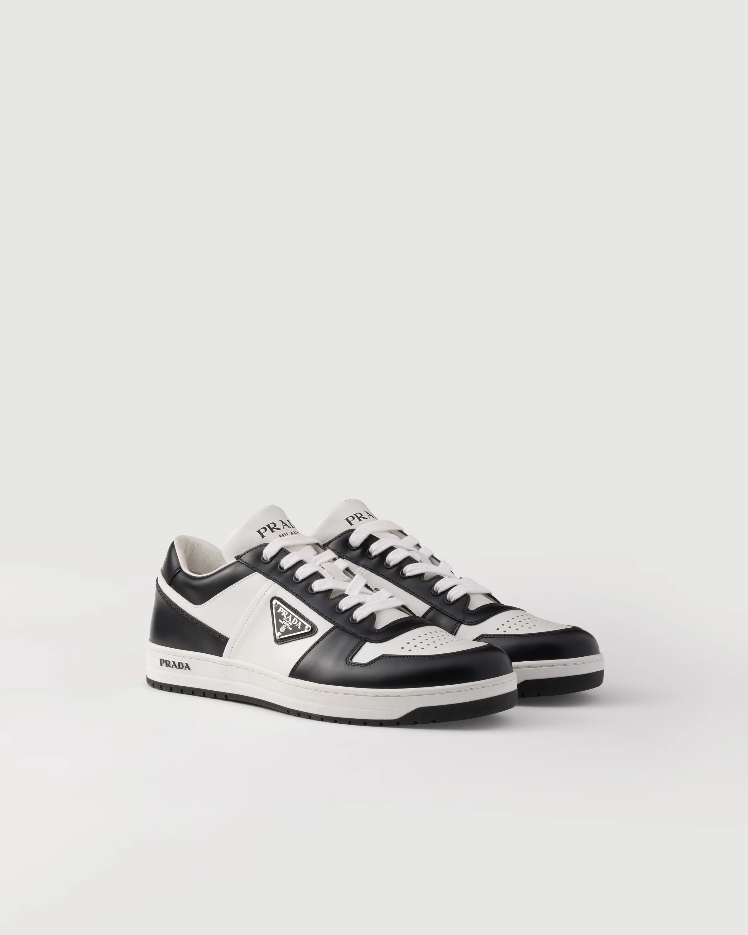 Prada Leather Black White Downtown