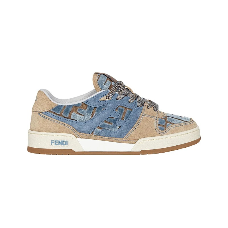 Fendi Match Ff Jacquard Velvet & Suede 