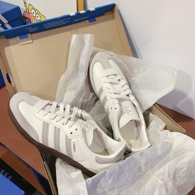 Adidas Samba OG White Grey Granite