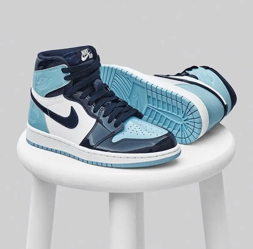 Nike Air Jordan 1 Retro High UNC Patent