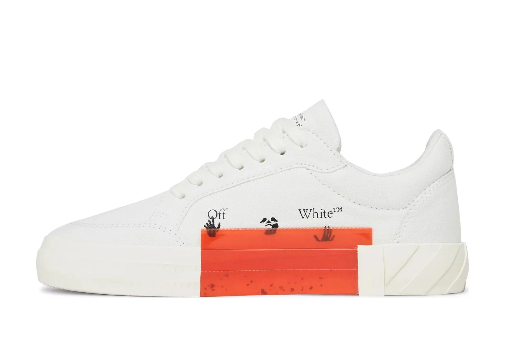 OFF-WHITE Vulc Low Canvas White Black (W) (SS22)