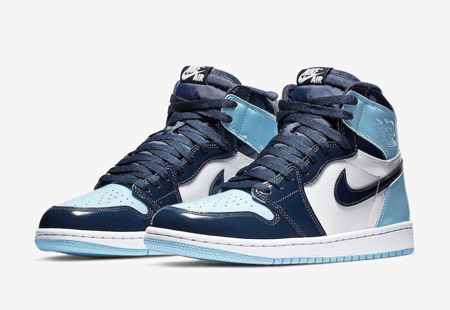 Nike Air Jordan 1 Retro High UNC Patent