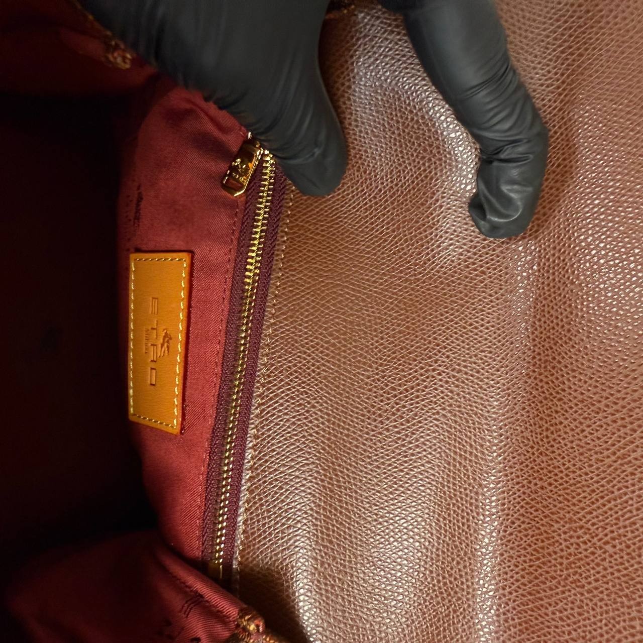 Etro Paisley Top Handle Bag