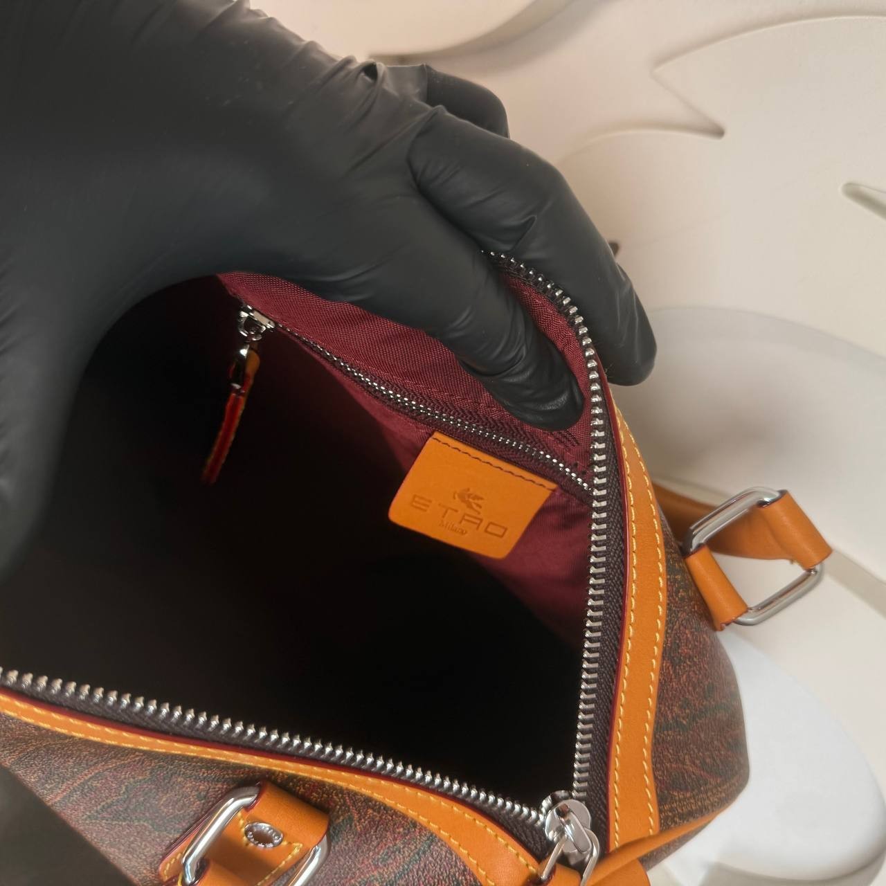 Etro Small Boston Bag