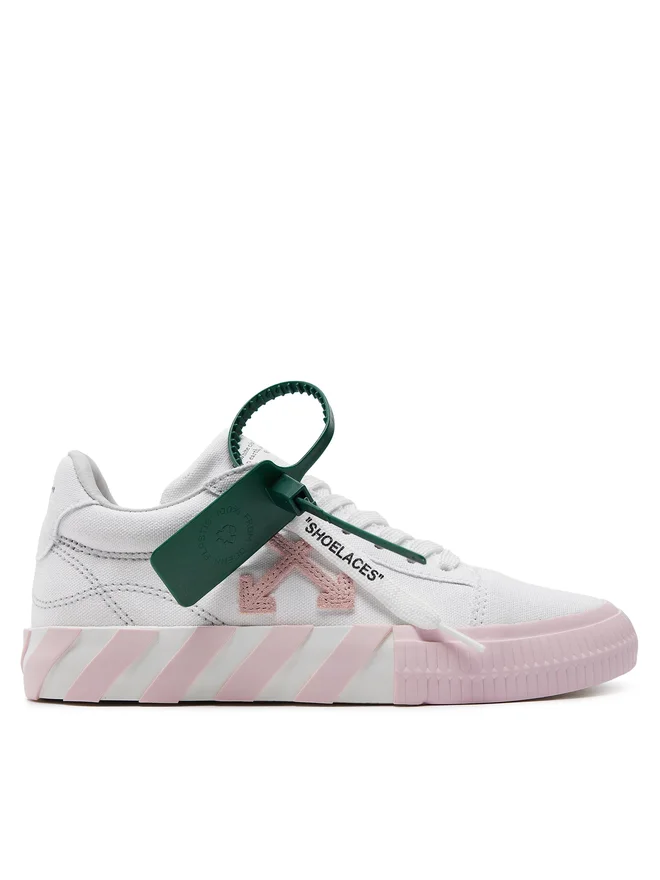 Off-White Vulcanised Striped Low Top Sneaker