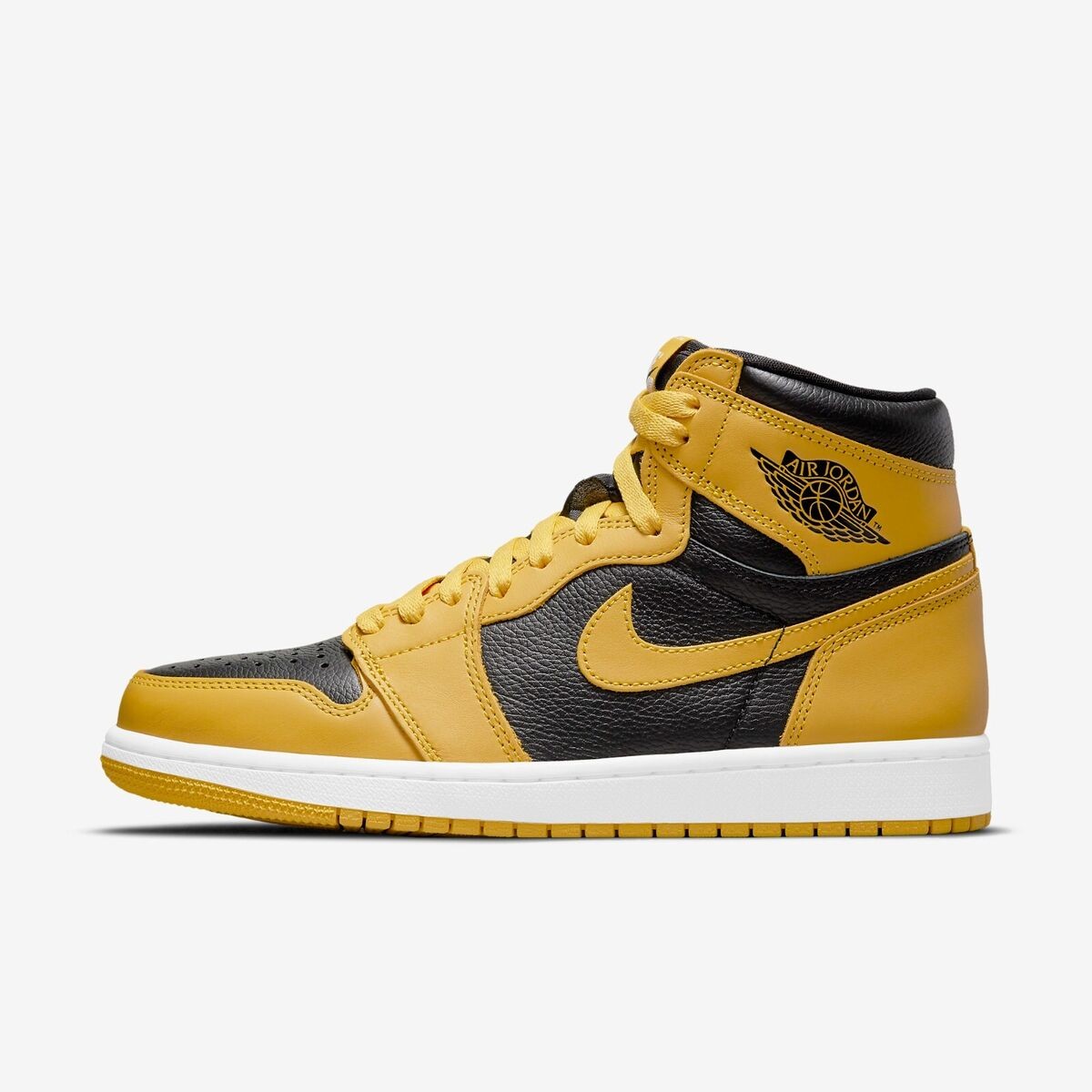 Nike Jordan 1 Retro High OG Pollen Black Yellow Shoes Sneakers 