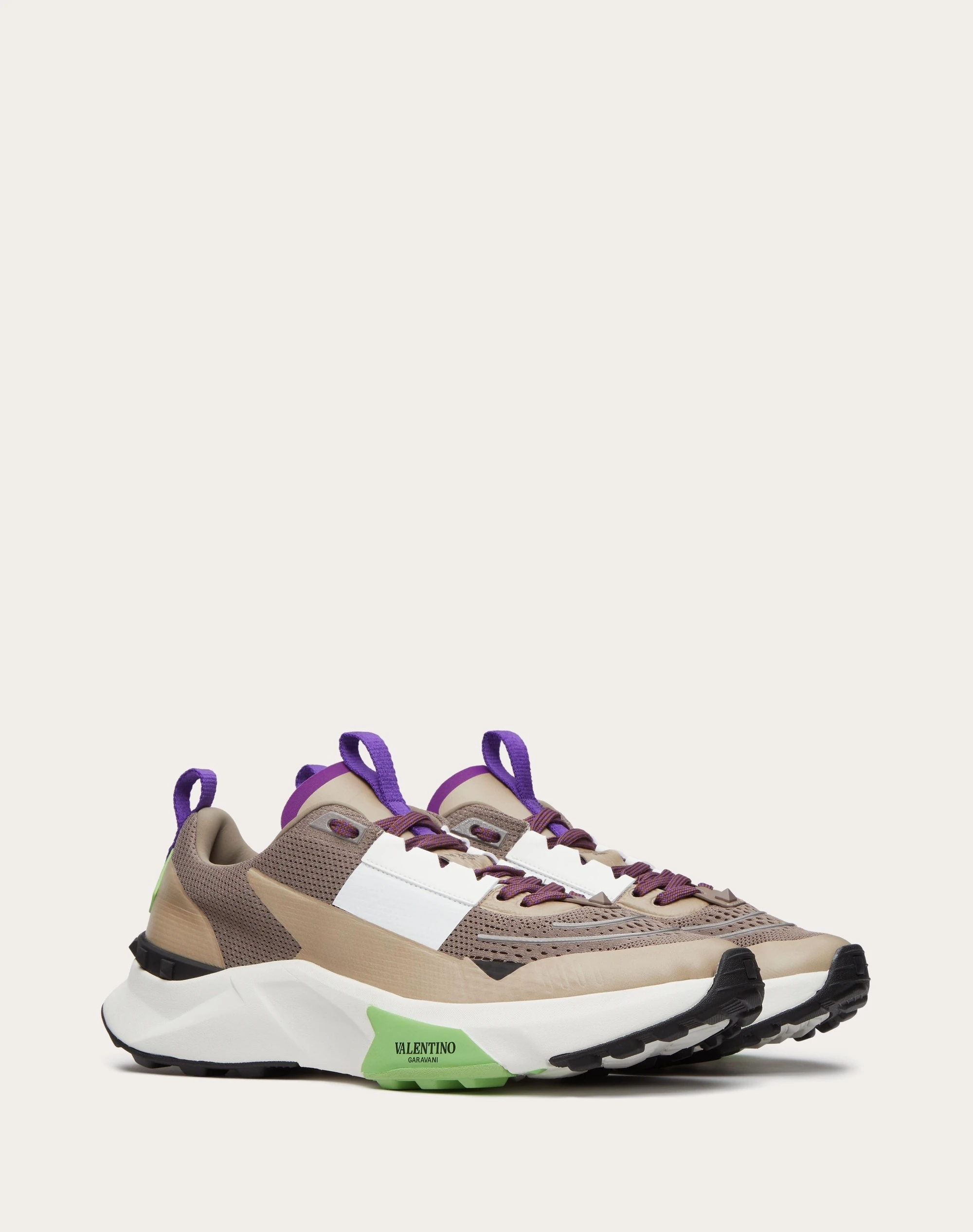 Valentino Garavani True Act Lace-Up Sneakers 