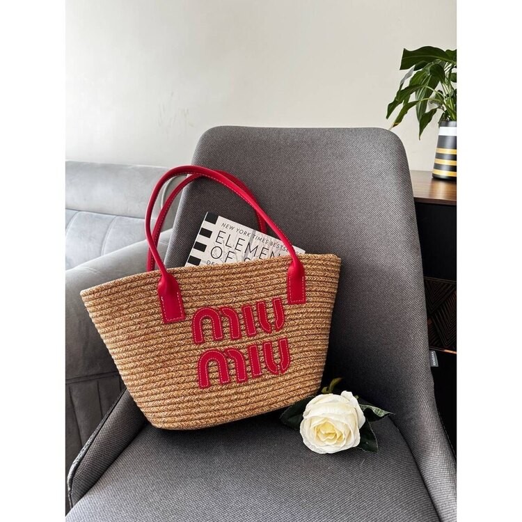 Miu Miu Hasır Çanta