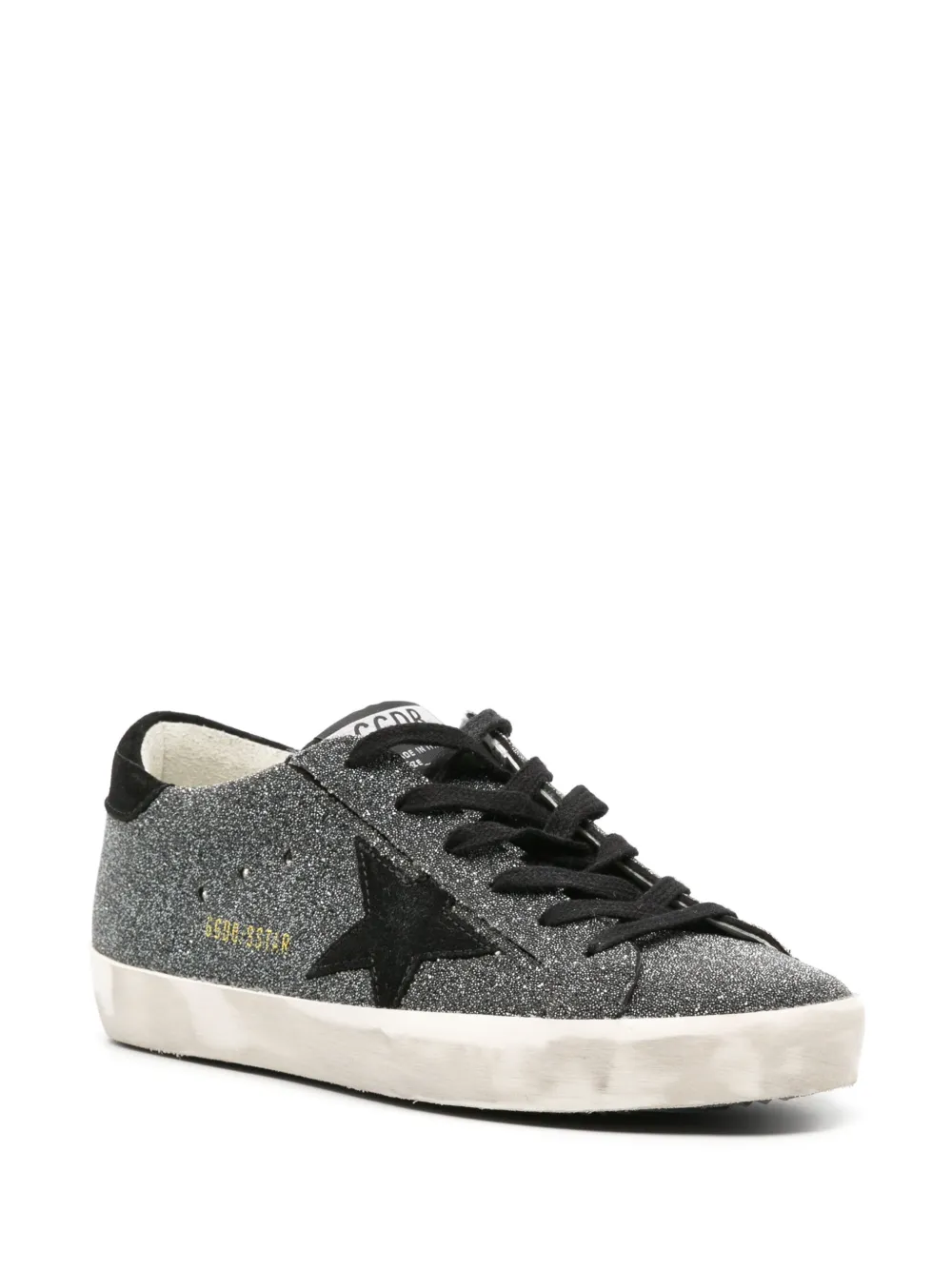 Golden Goose Super-Star Embellished Sneakers | Black