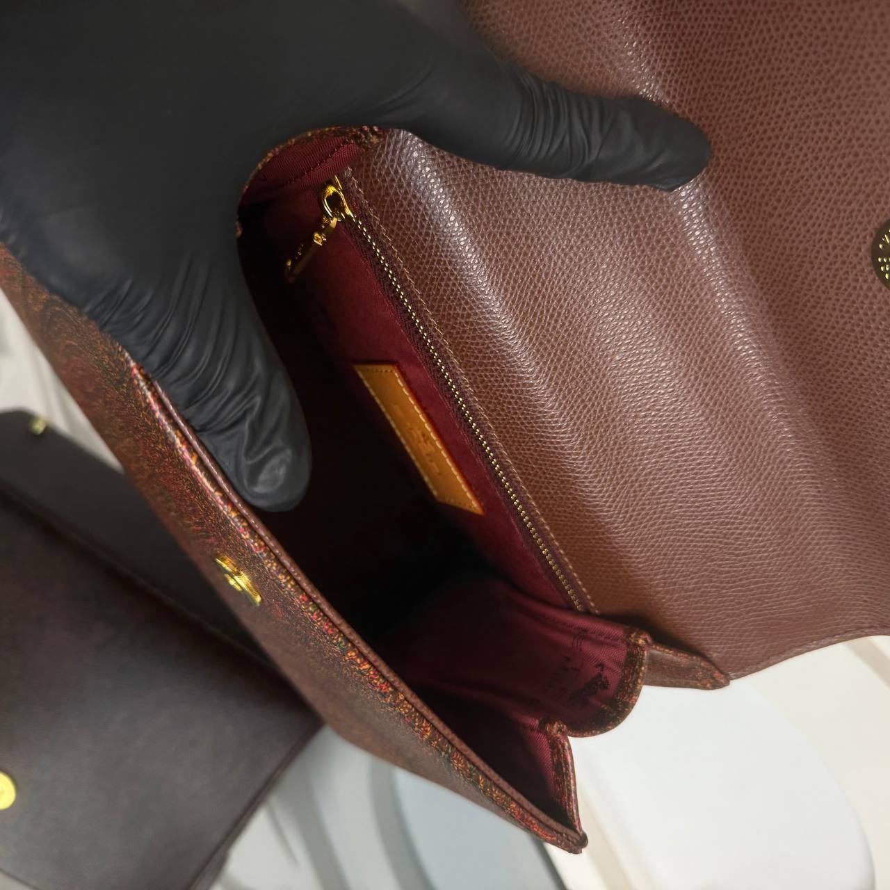 Etro Paisley Top Handle Bag
