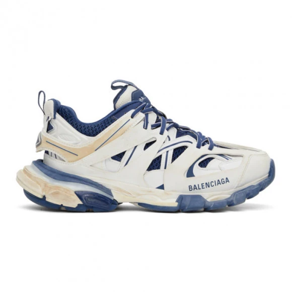Balenciaga White and Blue Track