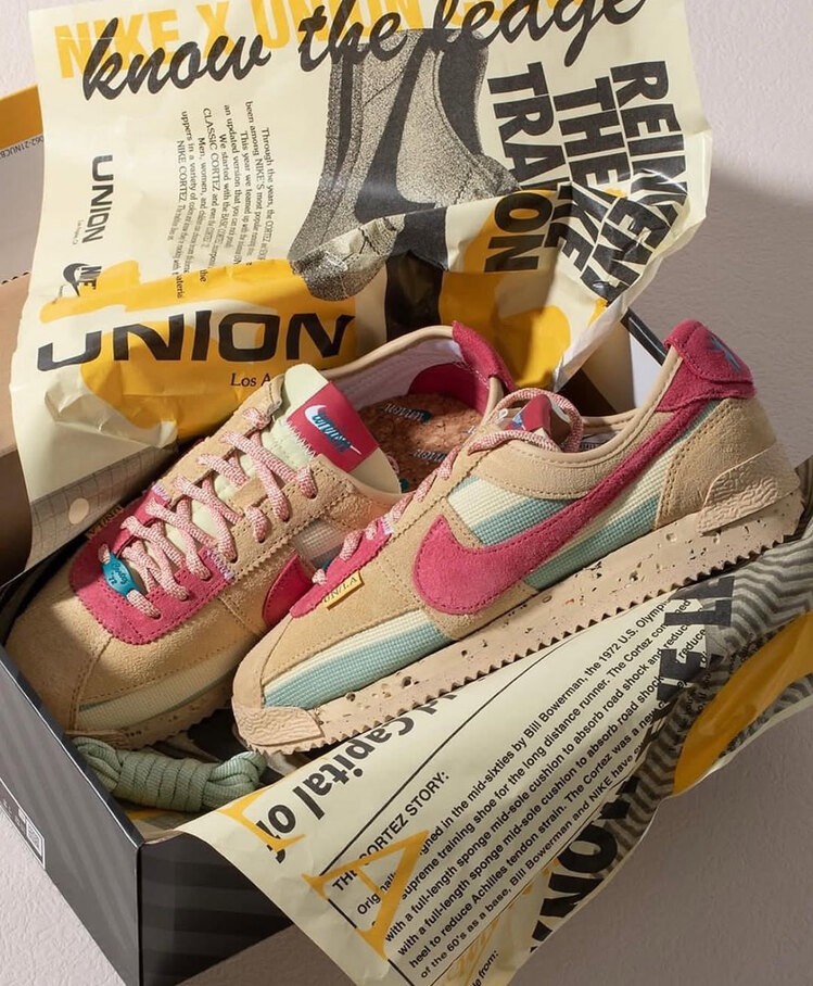 Union x Cortez Nike Beige DAR KALIP