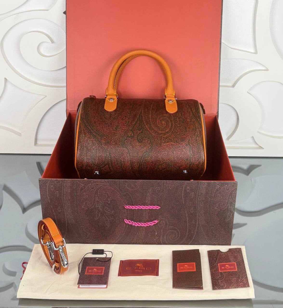 Etro Small Boston Bag