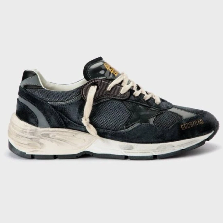 Golden Goose Dad Star “ Dark Blue Silver “