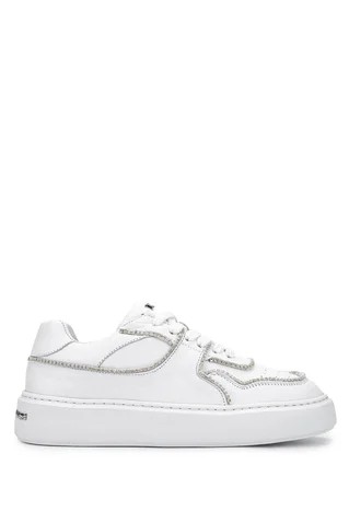 Kadın Hakiki Deri Beyaz Sneakers & Spor Ayakkabı
