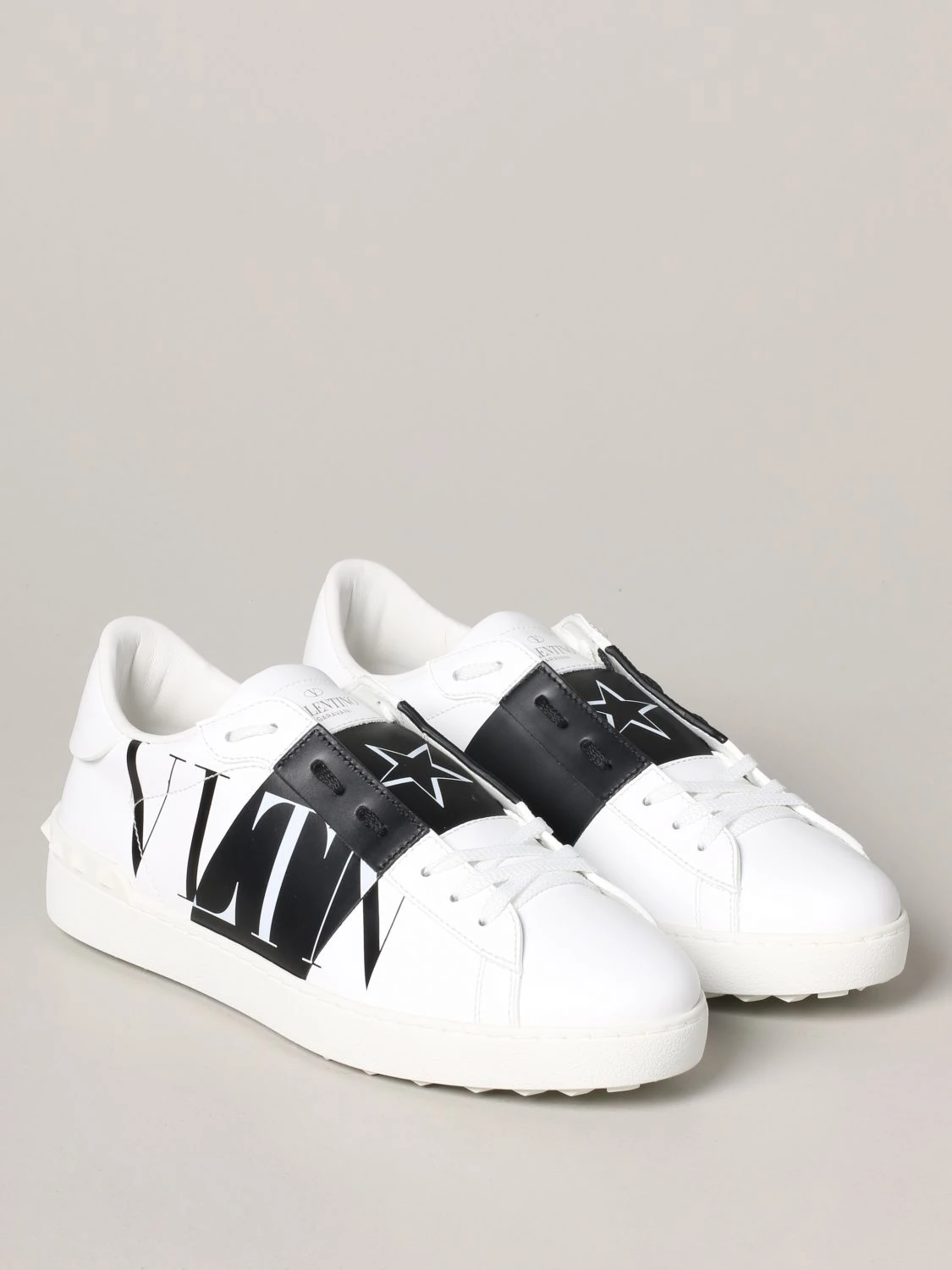 Valentino Garavani Siyah-Beyaz Erkek VL7N Beyaz Erkek