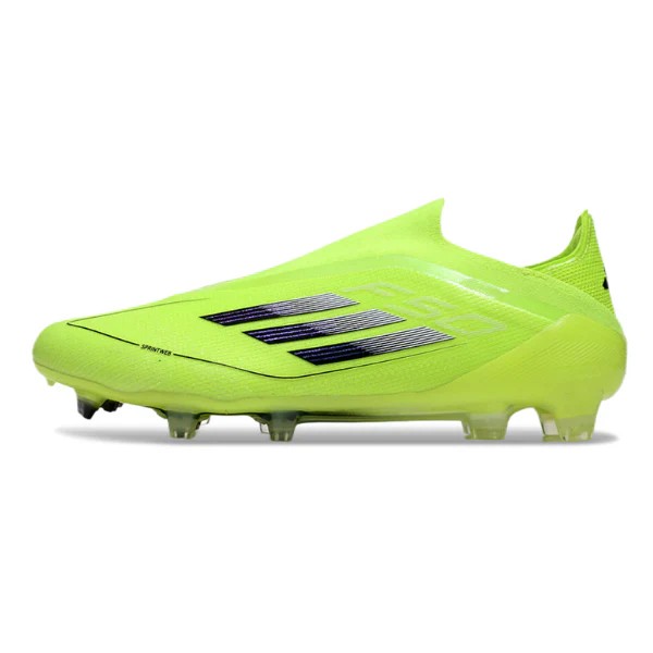 Adidas F50 Elite Laceless FG Football Boots Light Green