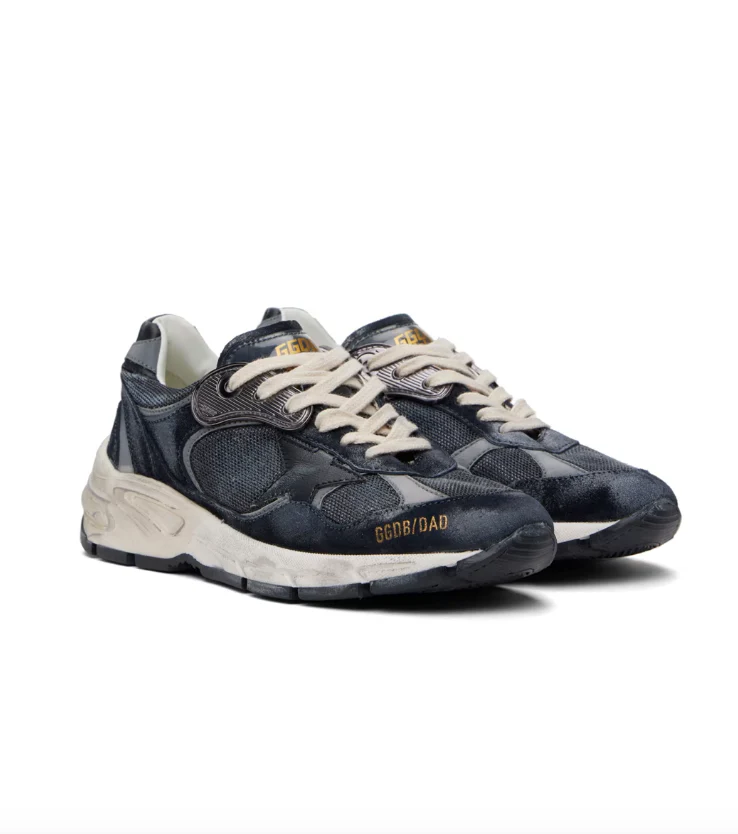 Golden Goose Dad Star, Dark Blue Silver