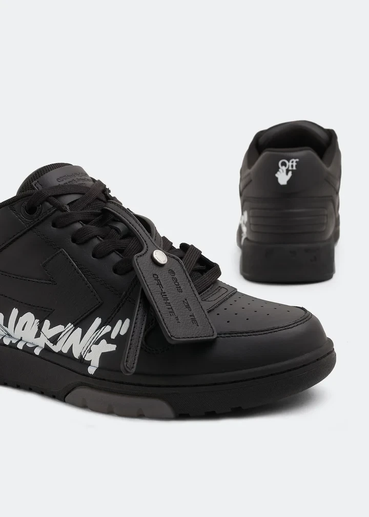 Off White Black Out Of Office "For Walking"