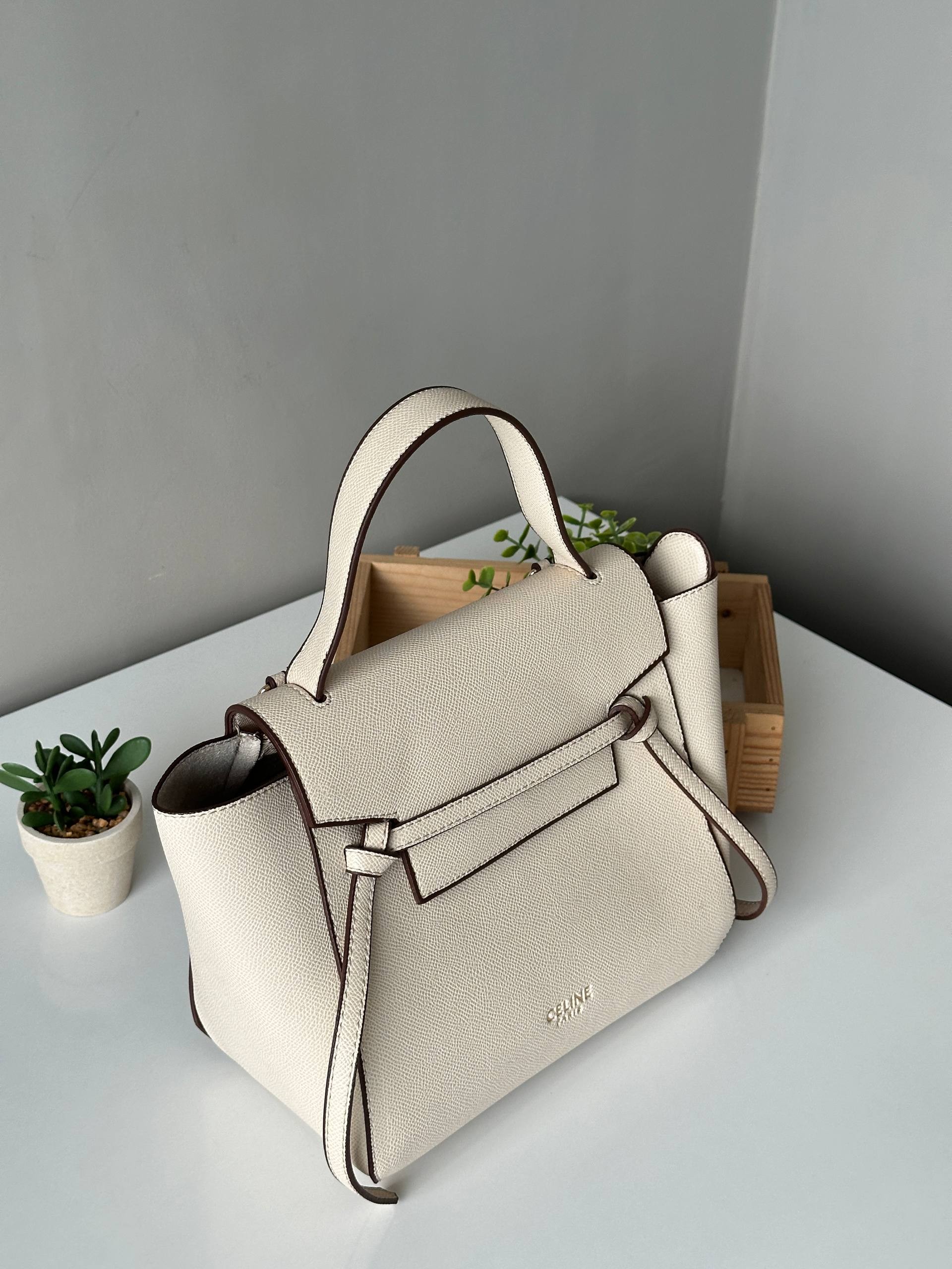 Celine Paris Belt Bag İn Grained Calfskin