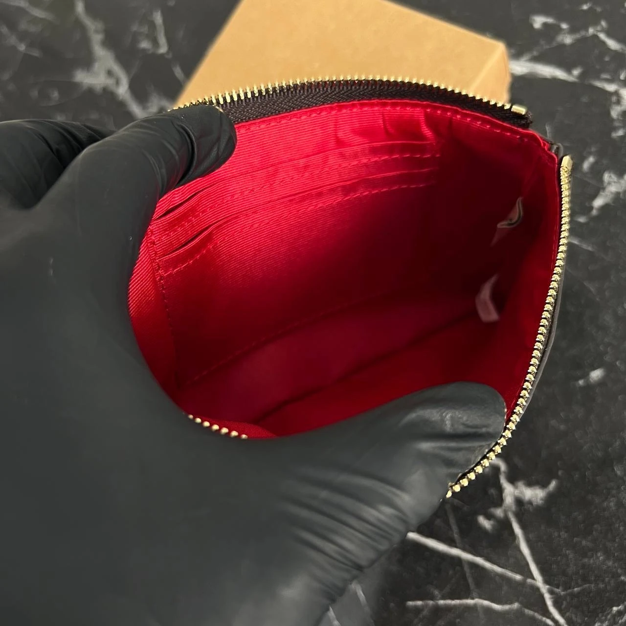 Coach Corner Zip Wristlet