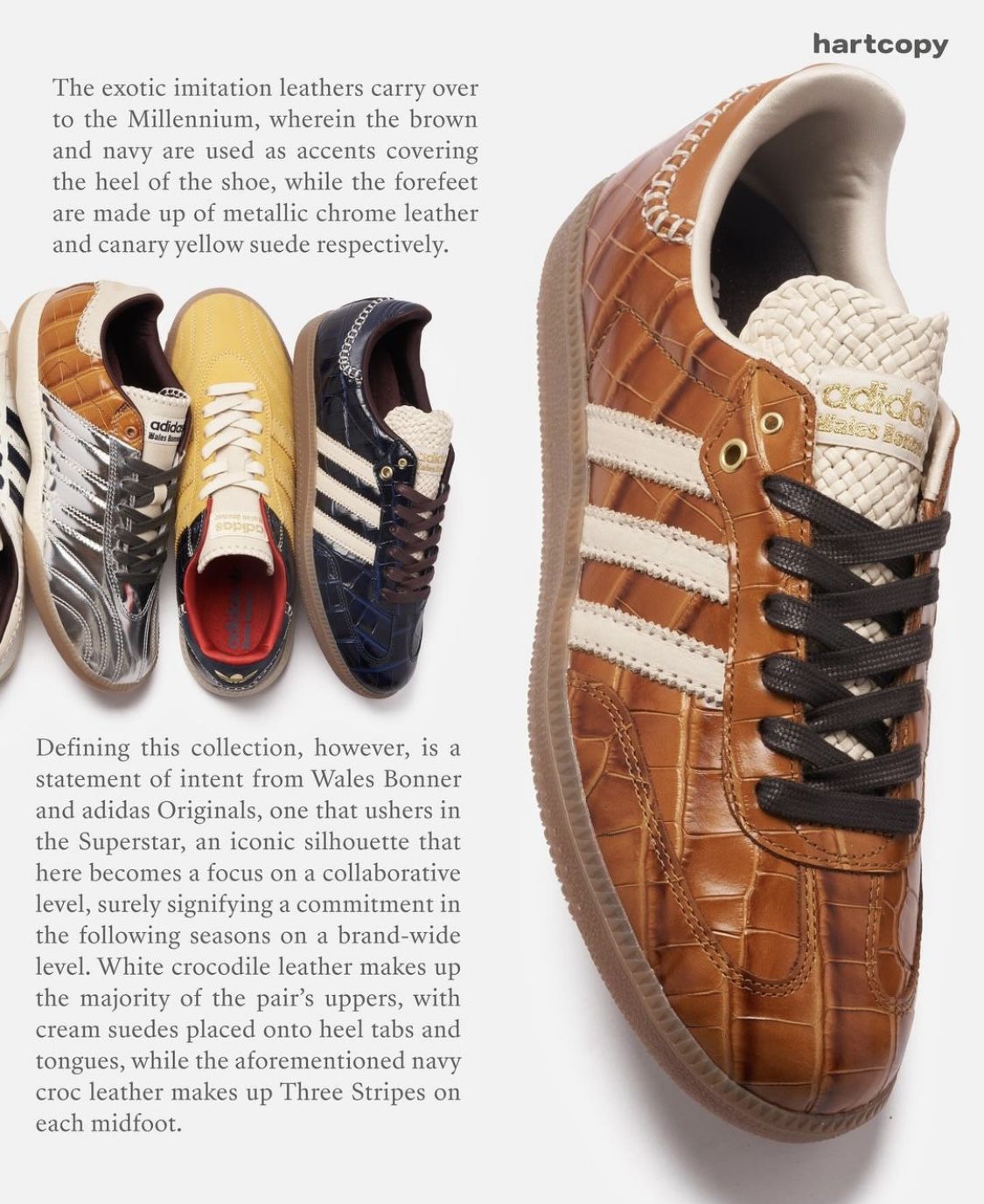 adidas Samba Wales Bonner Brown Croc