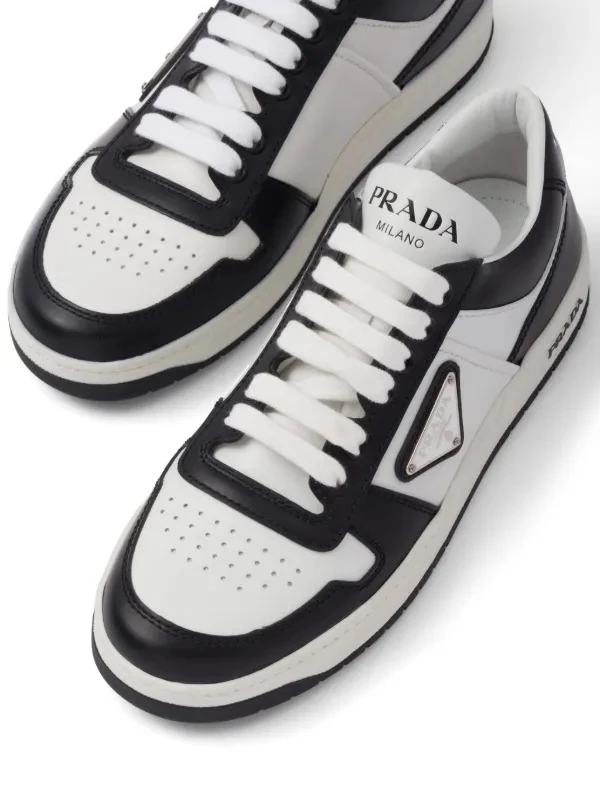 Prada Leather Black White Downtown
