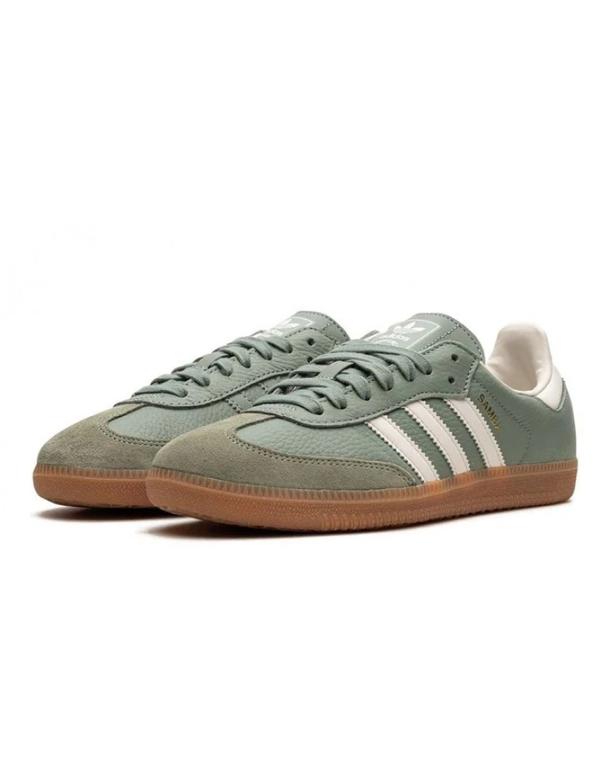 ADIDAS SAMBA OG SILVER GREEN  01ADU0202 