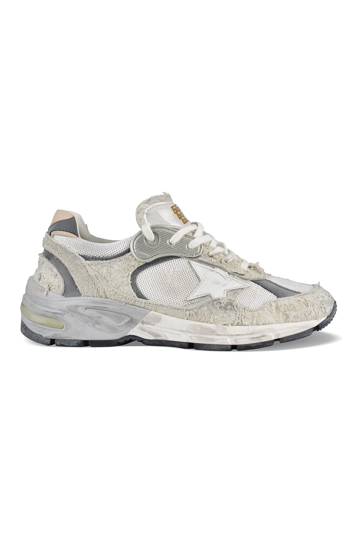 Men's Dad-Star in white and gray suede and white