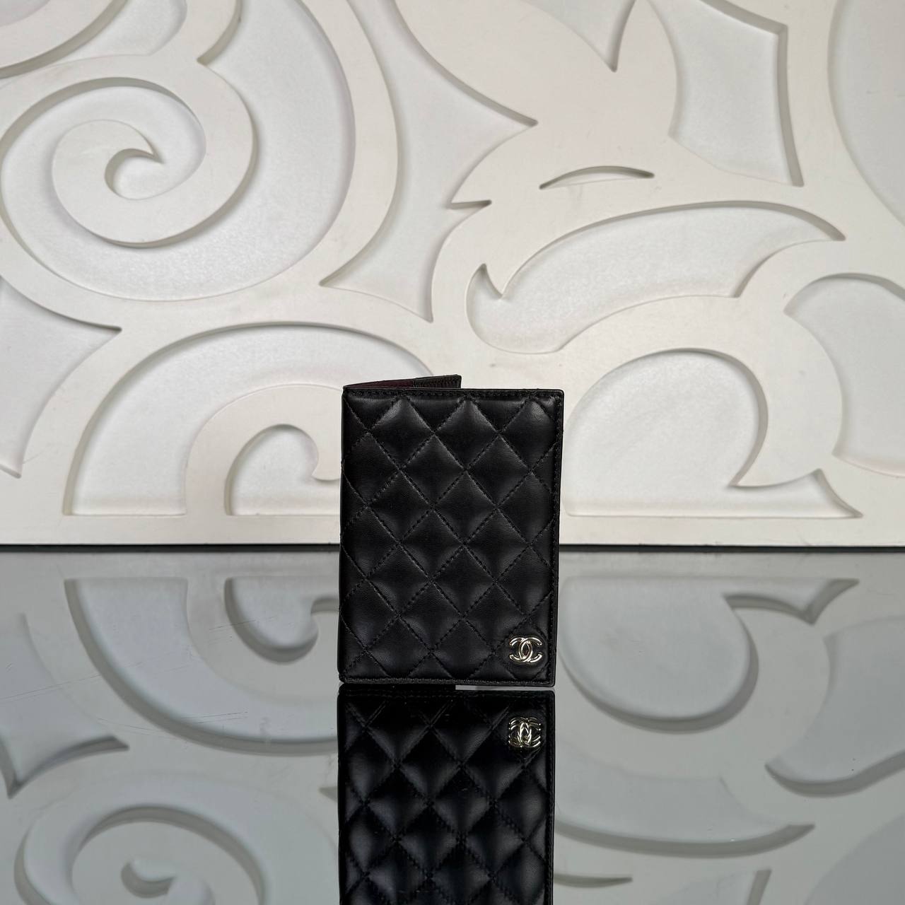 Chanel Passport Wallet Hakiki Deri İthal Kumaş