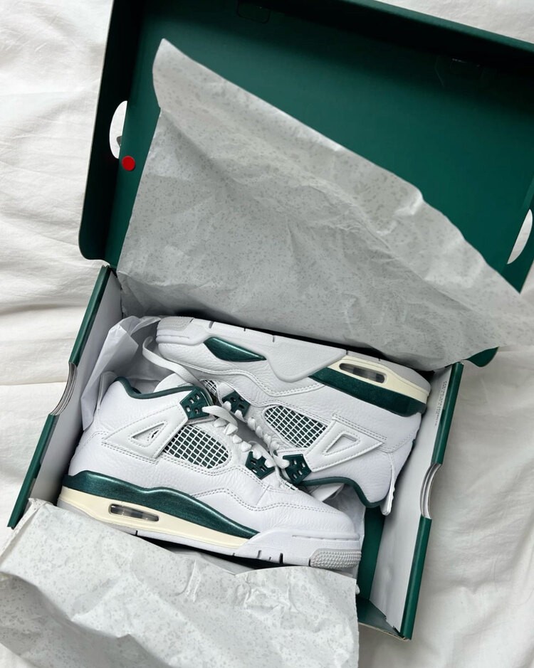 Nike Air Jordan Retro 4 Green Oreo