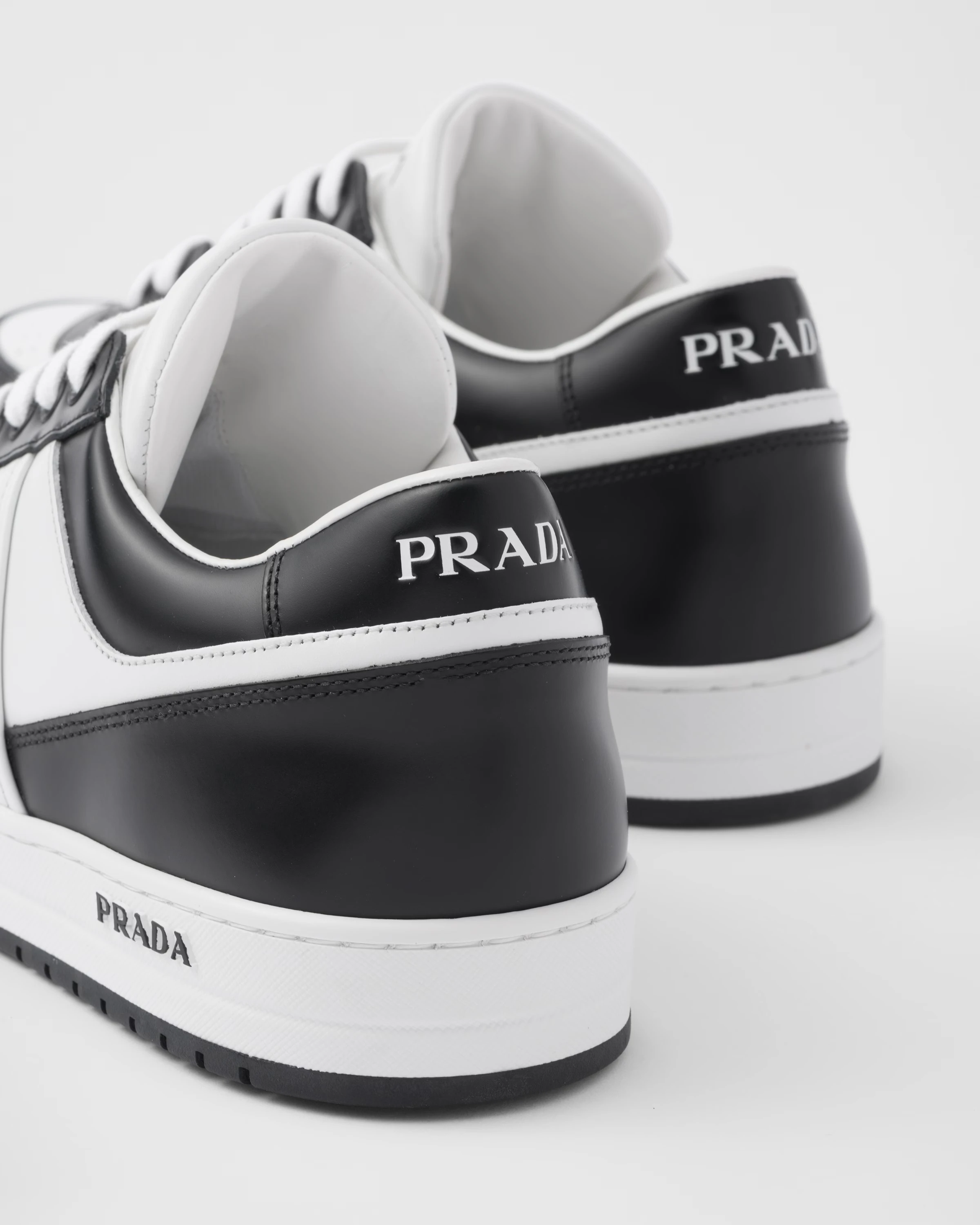 Prada Leather Black White Downtown