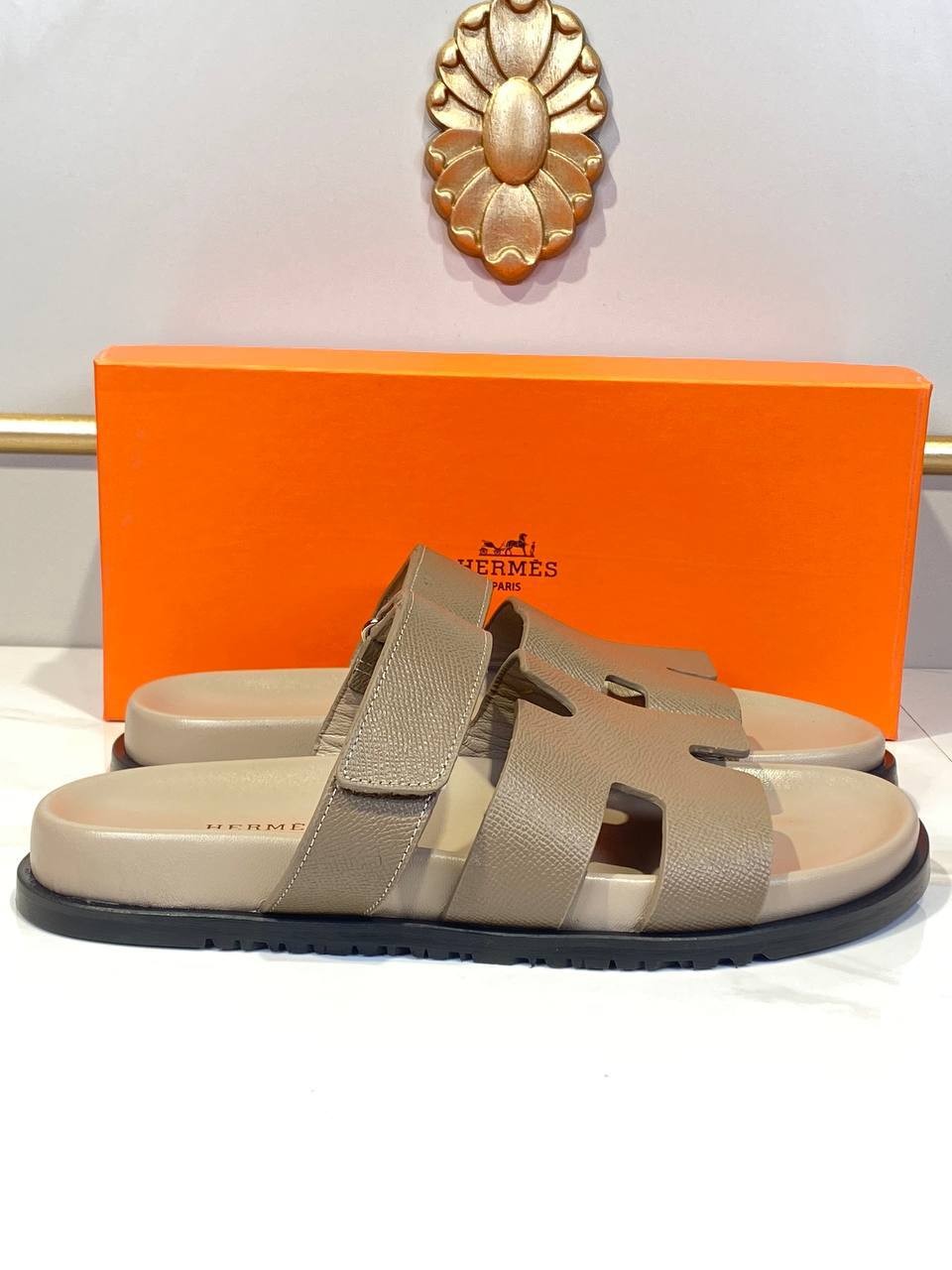 Hermes Chypre Slippers