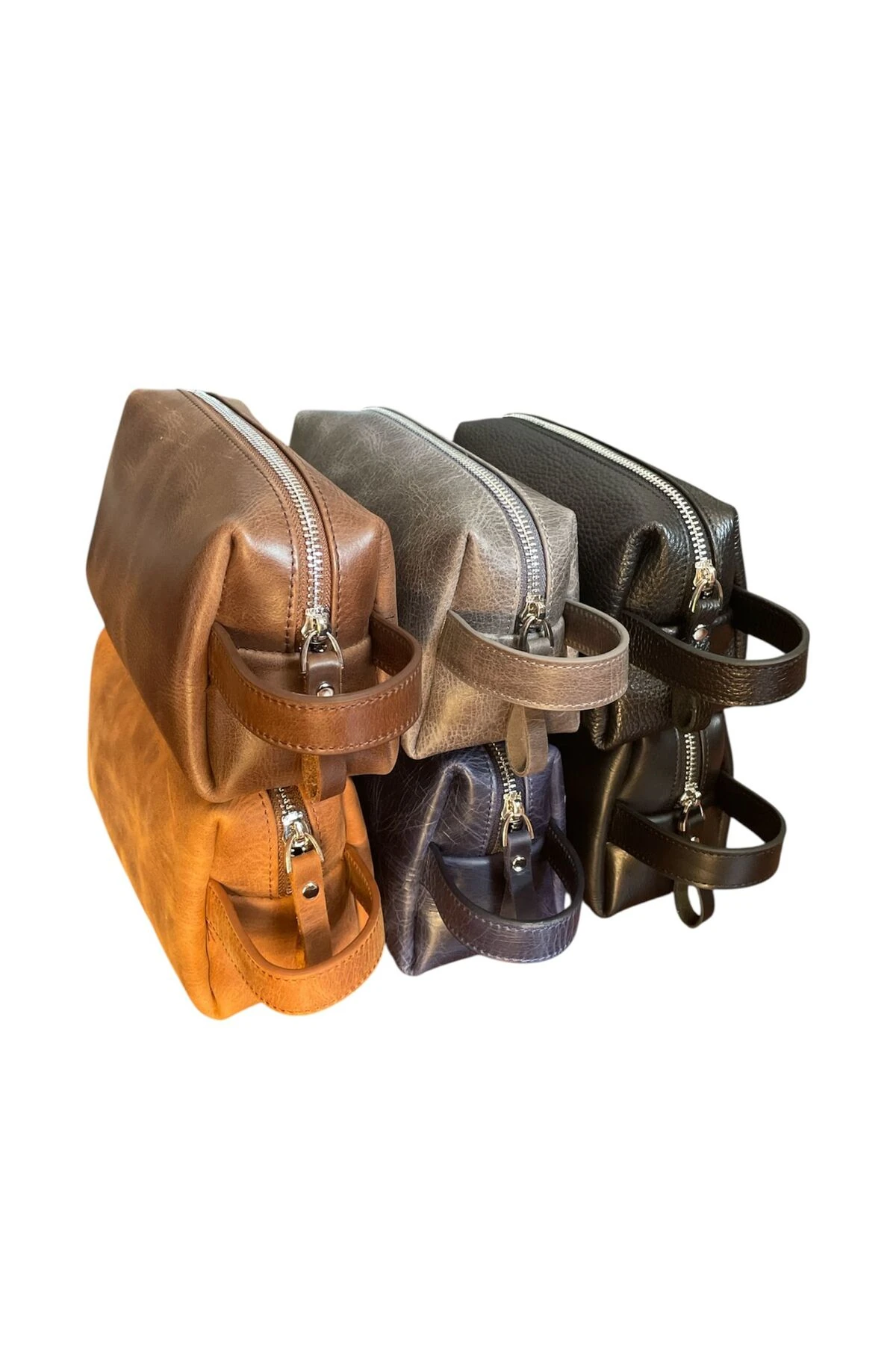 UNİSEX Hakiki Deri Portföy Clutch şık ve nazik Traş Kozmetik Bakım Ve Günlük El Çantası 19X9X10