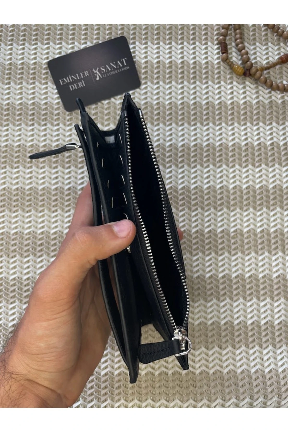 Sl-2164 hakiki deri antalya yaz sezonu modeli unisex cüzdan