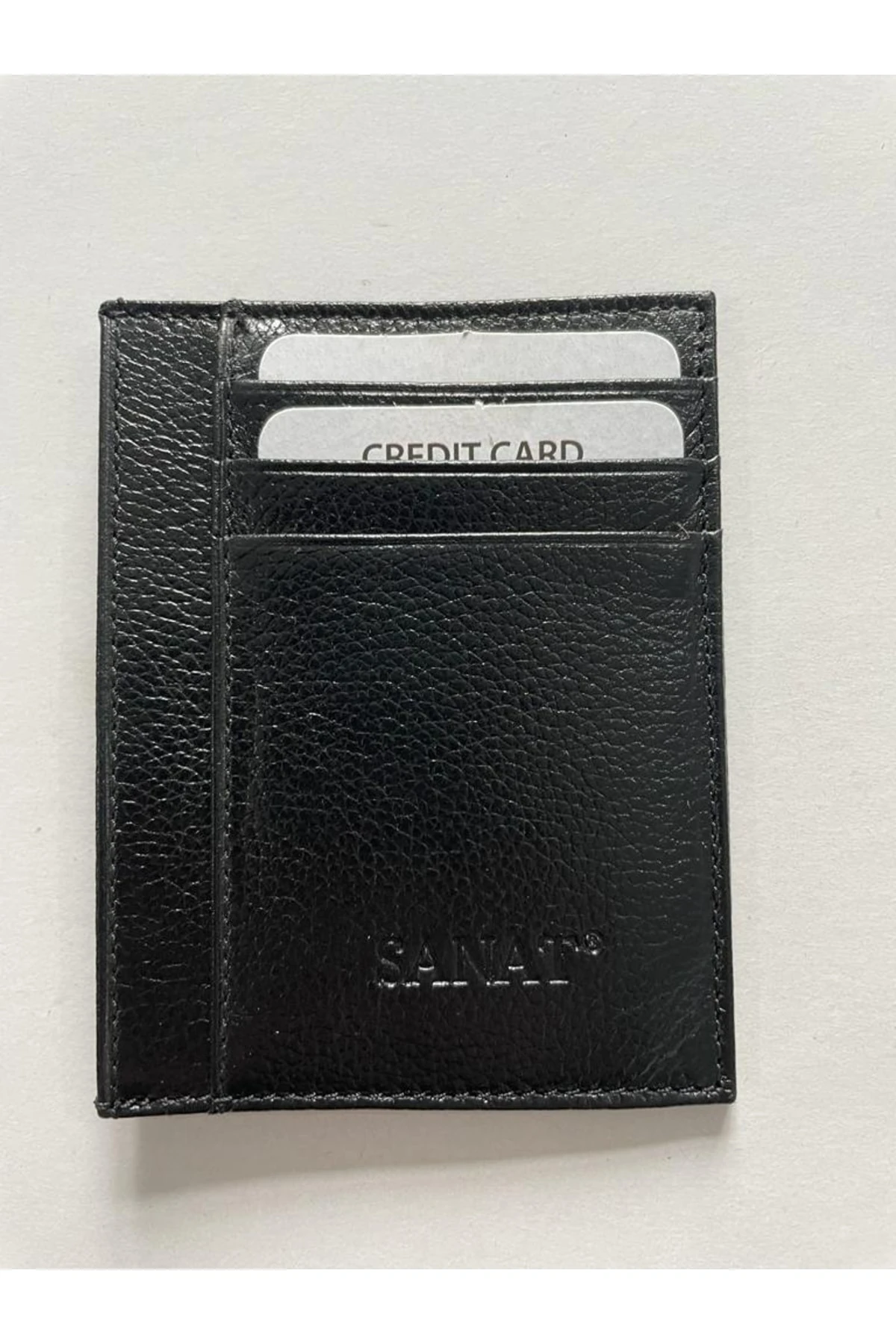 Sl-1079-1 Hakiki Deri Çapraz Bölme Kartlık / Cüzdan Kağıt Para Bölmeli