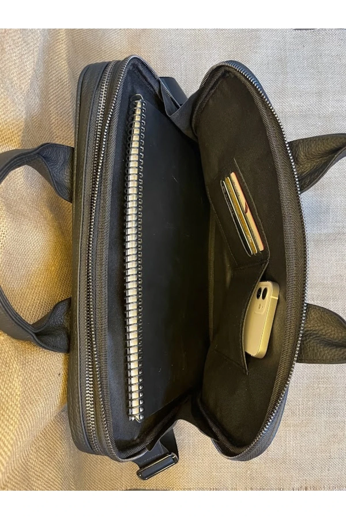 Sl-517 Hakiki Deri Laptop/dizüstü Bilgisayar Çantası 25cmx 36cmx 6cm