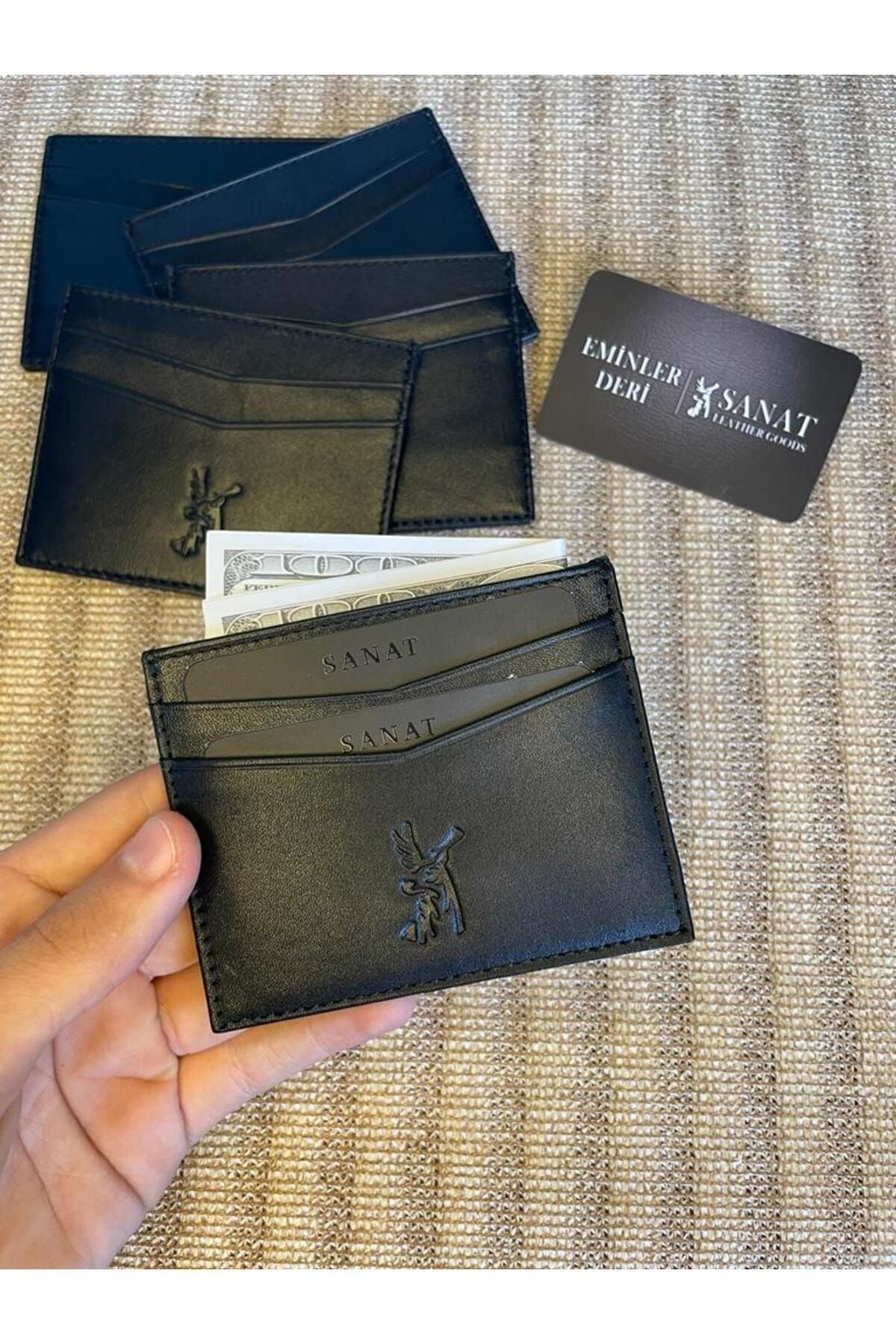SL-1079 YENİ SEZON V KARTLIK HAKİKİ DERİ SANAT LEATHER