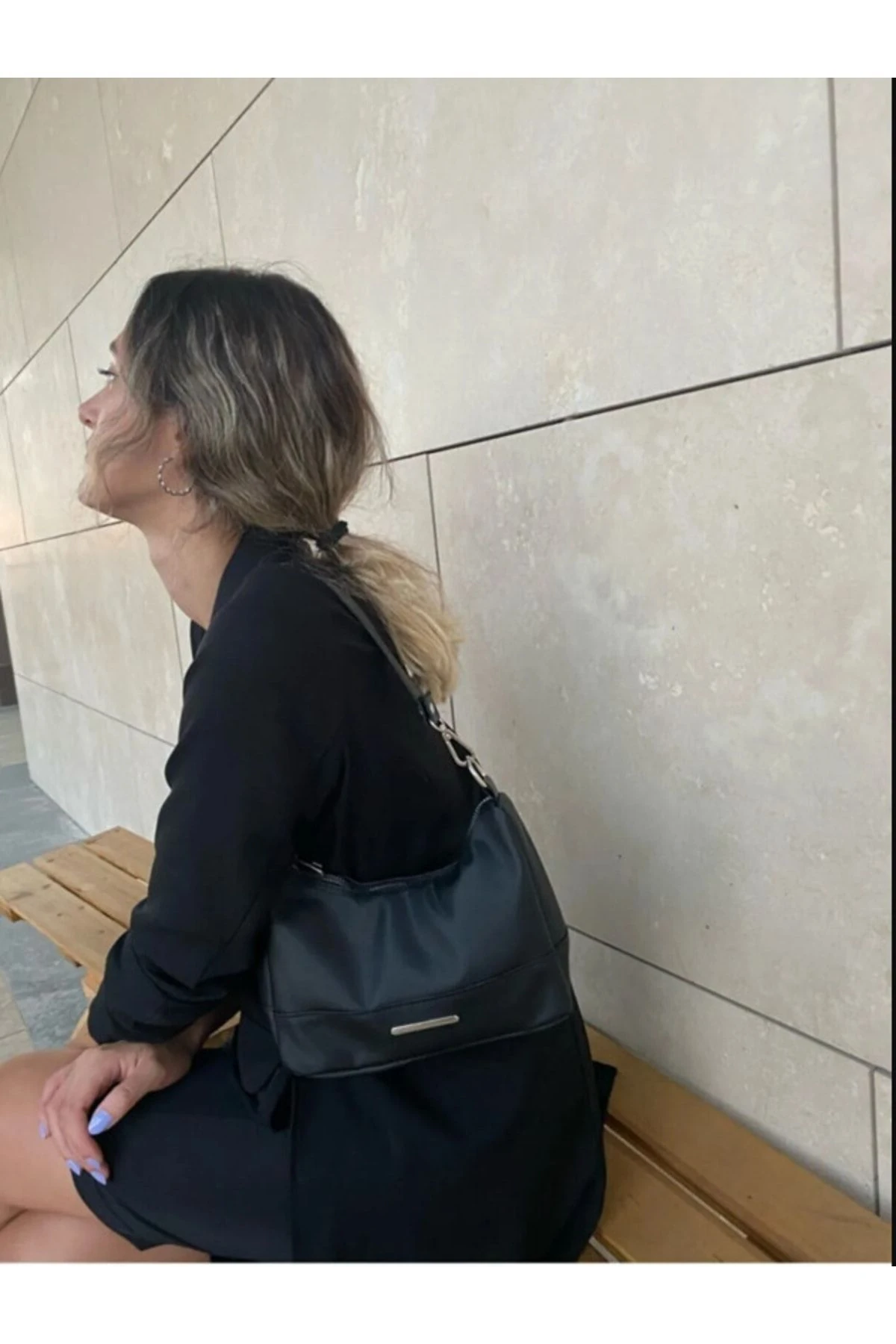 Sl-705 Saten Baguette Kol Ve Omuz Çantası